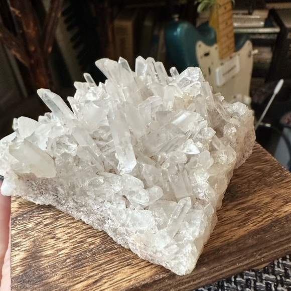 Clear Quartz Crystal Cluster BEST HEALING CRYSTAL 0.62 pounds - Picture 7 of 11